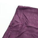 BVLGARI Logo Mania Scarf Silk Purple Auth 174756A-7