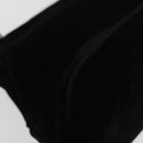 PRADA Hand Bag Velor Black Auth 174759A-14
