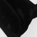 PRADA Hand Bag Velor Black Auth 174759A-9