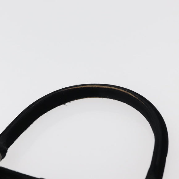 PRADA Hand Bag Velor Black Auth 174759A