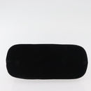 PRADA Hand Bag Velor Black Auth 174759A-5