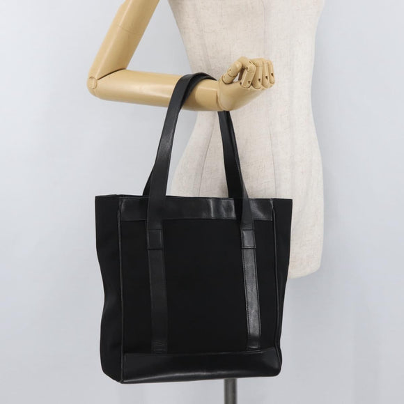 GUCCI Tote Bag Canvas Black 002 1705 0405 Auth 174760