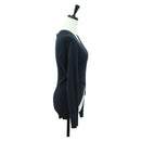 LOEWE Cross Knit Cashmere S Navy Auth 174763A-4