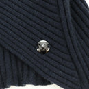 LOEWE Cross Knit Cashmere S Navy Auth 174763A-7