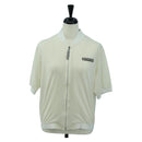 BALENCIAGA Short Sleeved Golf Jacket Polyester M White Auth 174764A-1