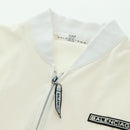 BALENCIAGA Short Sleeved Golf Jacket Polyester M White Auth 174764A-6