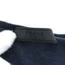 PRADA Long Sleeved T Shirt Cotton Navy Auth 174765A-7