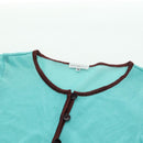 BALENCIAGA One Piece Dress And Jacket set Rayon Light Blue Auth 174767A-13