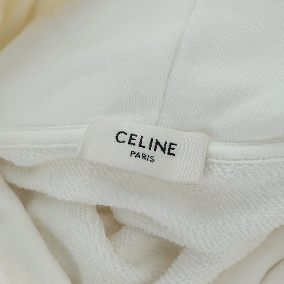 CELINE Hoody Cotton M White Auth 174768A