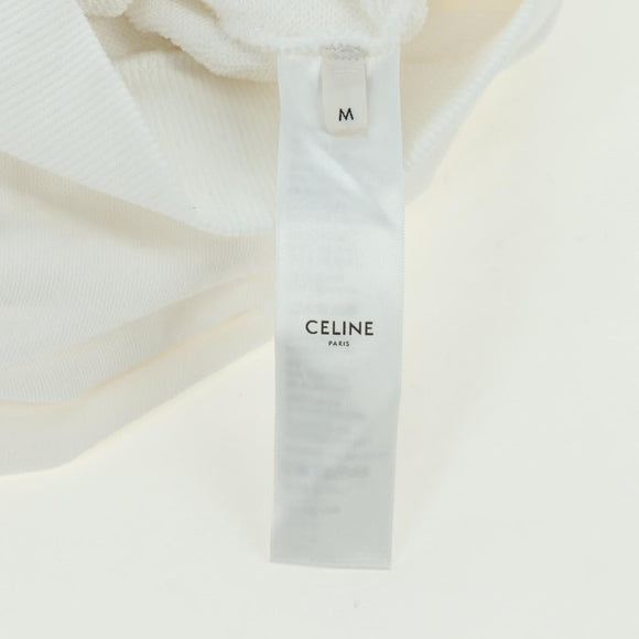 CELINE Hoody Cotton M White Auth 174768A