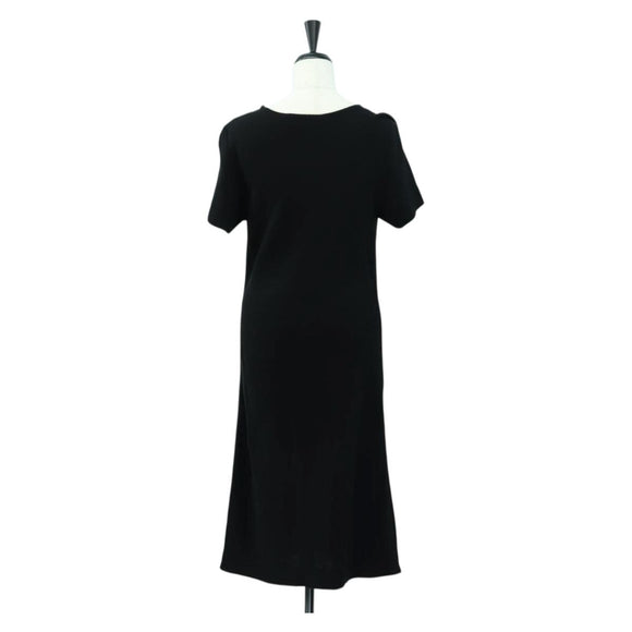 Salvatore Ferragamo One Piece Cotton M Black Auth 174769A