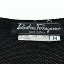 Salvatore Ferragamo One Piece Cotton M Black Auth 174769A-6