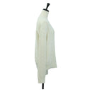 LOUIS VUITTON Knit Sweater Cotton XS White LV Auth 174771A-4