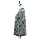FENDI Zucca Canvas Knit Sweater Wool Gray Auth 174772A-4