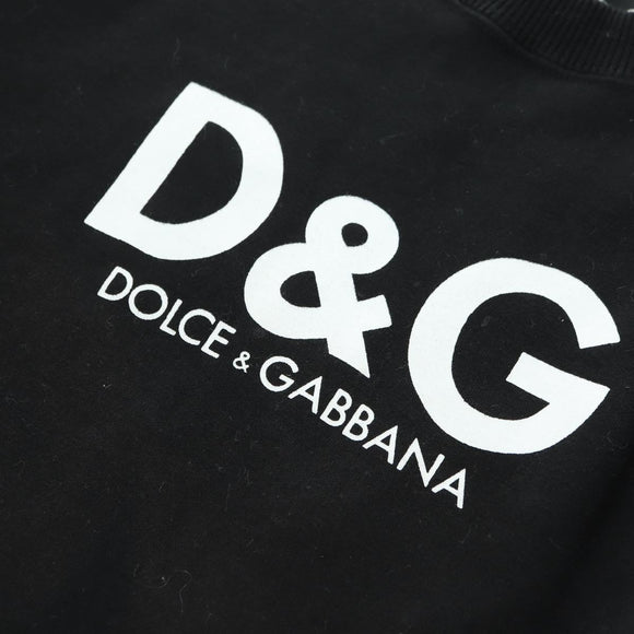 DOLCE&GABBANA Trainer Cotton Black Auth 174773A