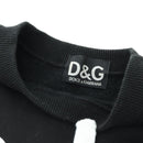 DOLCE&GABBANA Trainer Cotton Black Auth 174773A-6