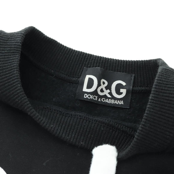 DOLCE&GABBANA Trainer Cotton Black Auth 174773A