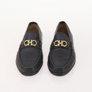 Salvatore Ferragamo Shoes Suede Leather 6 Set Brown Navy black Auth 174774-10