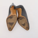 Salvatore Ferragamo Shoes Suede Leather 6 Set Brown Navy black Auth 174774-21