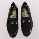 Salvatore Ferragamo Shoes Suede Leather 6 Set Brown Navy black Auth 174774-24
