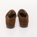 Salvatore Ferragamo Shoes Suede Leather 6 Set Brown Navy black Auth 174774-7