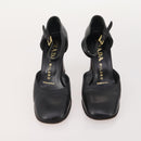 PRADA Shoes Suede Leather 5 Set Brown black Auth 174775-10