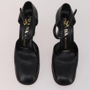 PRADA Shoes Suede Leather 5 Set Brown black Auth 174775-12