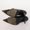 PRADA Shoes Suede Leather 5 Set Brown black Auth 174775-17
