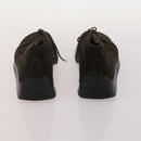 PRADA Shoes Suede Leather 5 Set Brown black Auth 174775-19