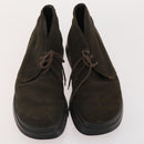 PRADA Shoes Suede Leather 5 Set Brown black Auth 174775-20