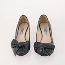 PRADA Shoes Suede Leather 5 Set Brown black Auth 174775-6