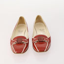 Salvatore Ferragamo Shoes Suede Leather 5 Set Brown Red black Auth 174776-2