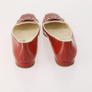 Salvatore Ferragamo Shoes Suede Leather 5 Set Brown Red black Auth 174776-3
