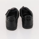 GUCCI Shoes Suede Leather 3 Set Black Khaki white Auth 174777-11