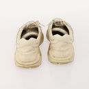 GUCCI Shoes Suede Leather 3 Set Black Khaki white Auth 174777-7