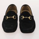 GUCCI Shoes Leather 4 Set Black Brown Auth 174779-10