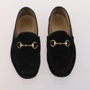 GUCCI Shoes Leather 4 Set Black Brown Auth 174779-12
