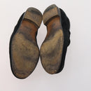 GUCCI Shoes Leather 4 Set Black Brown Auth 174779-13