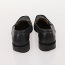 GUCCI Shoes Leather 4 Set Black Brown Auth 174779-15