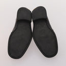 GUCCI Shoes Leather 4 Set Black Brown Auth 174779-17