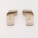 LOUIS VUITTON Monogram Mini Shoes Leather 5 Set Black Beige Navy LV Auth 174780-19