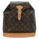 LOUIS VUITTON Monogram Montsouris MM Backpack M51136 LV Auth 174781SAV-13