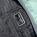 PRADA Tote Bag Nylon Green Silver Auth 174789-18