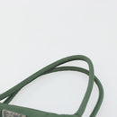 PRADA Tote Bag Nylon Green Silver Auth 174789-8