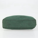 PRADA Tote Bag Nylon Green Silver Auth 174789-5