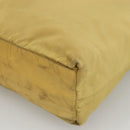 PRADA Hand Bag Nylon Yellow Silver Auth 174791-14