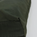 PRADA Hand Bag Nylon Green Silver Auth 174792-15