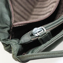 PRADA Hand Bag Nylon Green Silver Auth 174792-11
