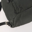 PRADA Backpack Nylon Gray Silver Auth 174793A-15