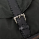 PRADA Backpack Nylon Gray Silver Auth 174793A-19
